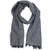 Lanvin Scarf Dark Gray Solid - Wool Silk Cashmere Shawl