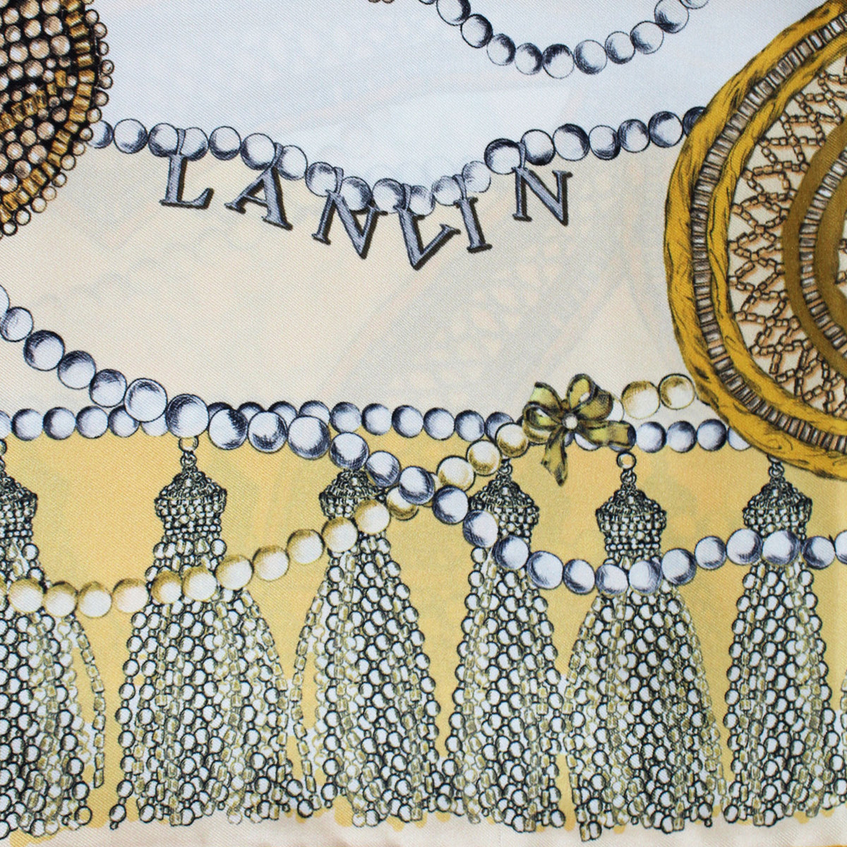 New Lanvin Scarf Curb Laces Design T