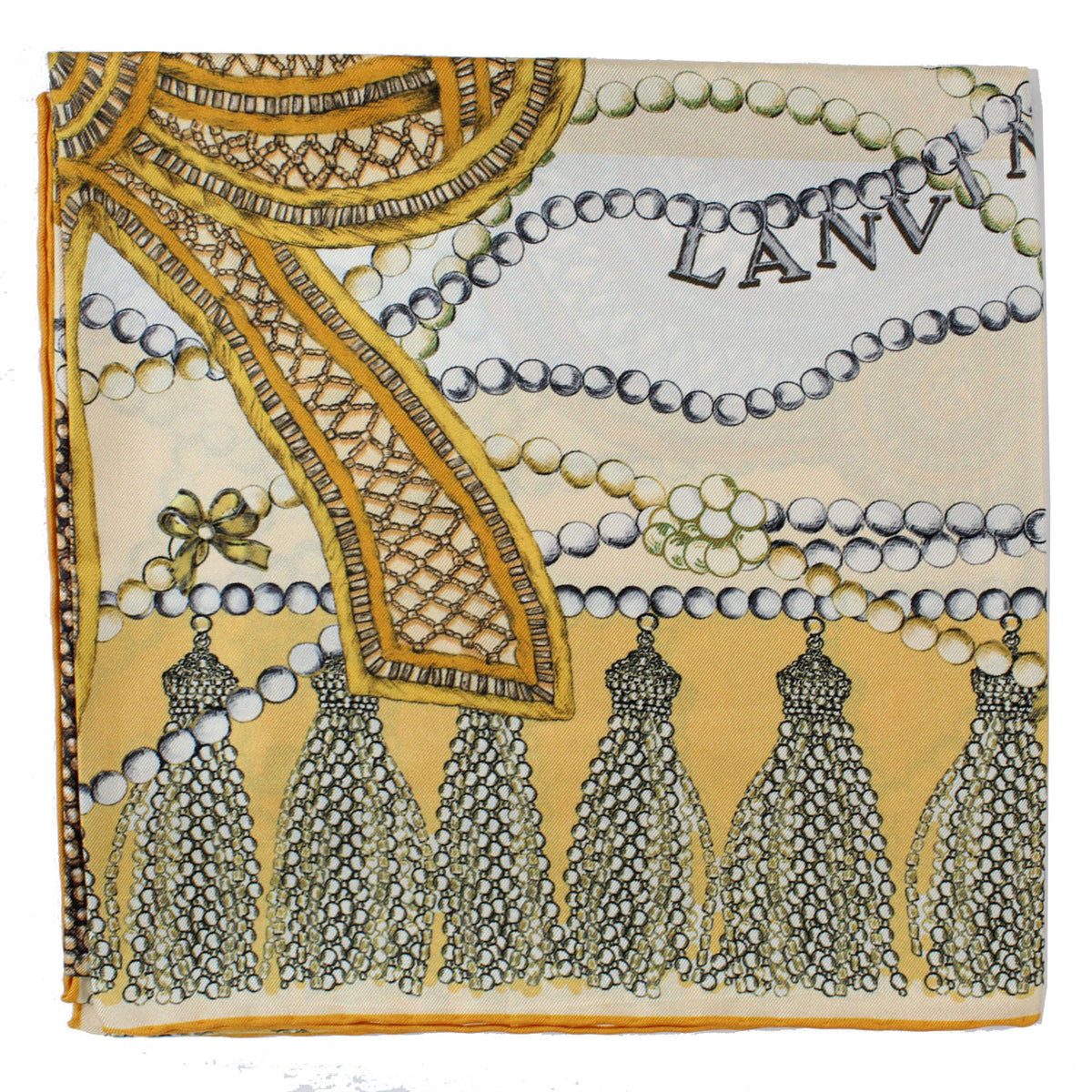 Lanvin Scarf Curb Laces Design T