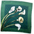Lanvin Scarf Green Calla Lily Floral