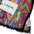 Lanvin Scarf Multi-Color Weave & Fringe Design - Cashmere Blend Shawl