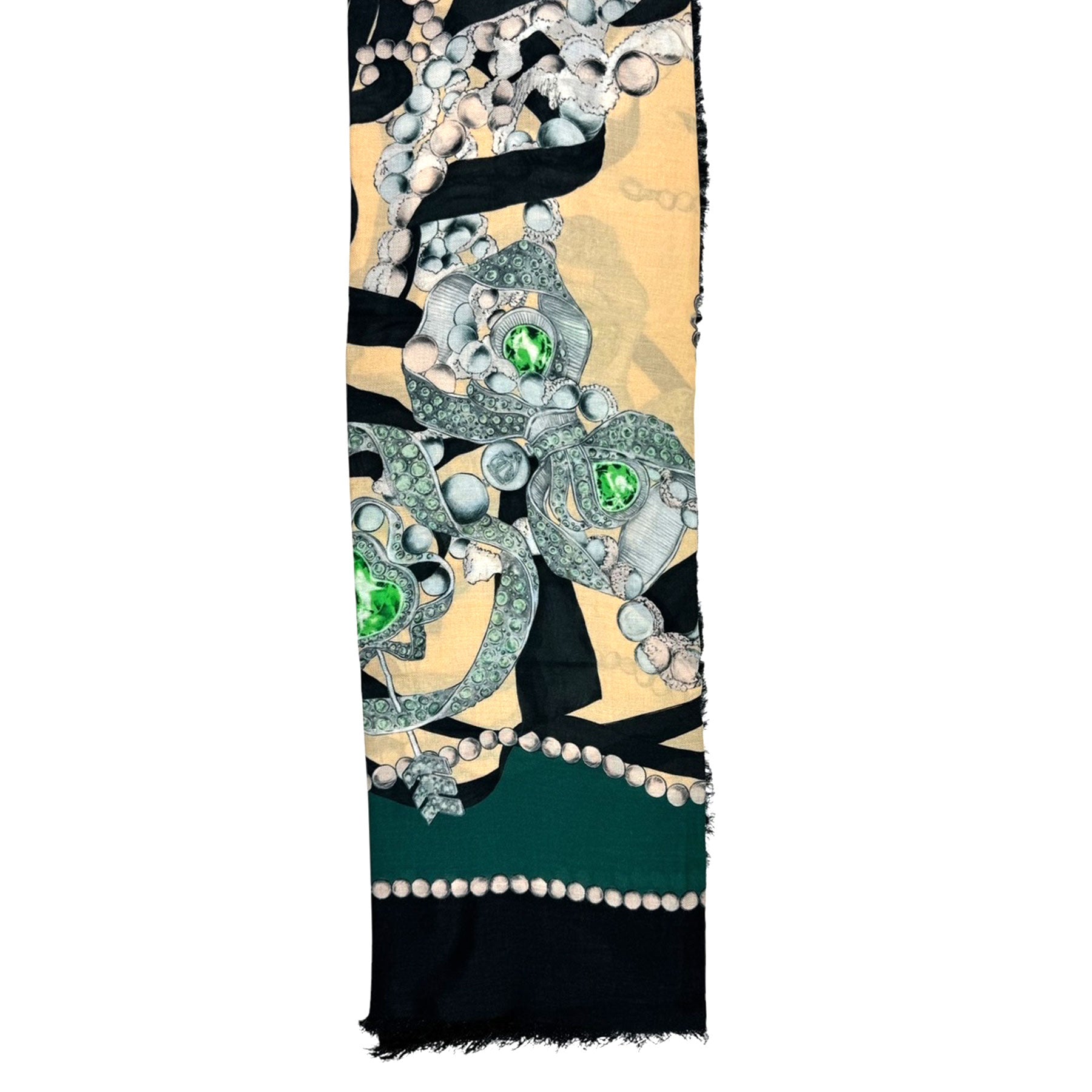 Light Pink Green Scarf