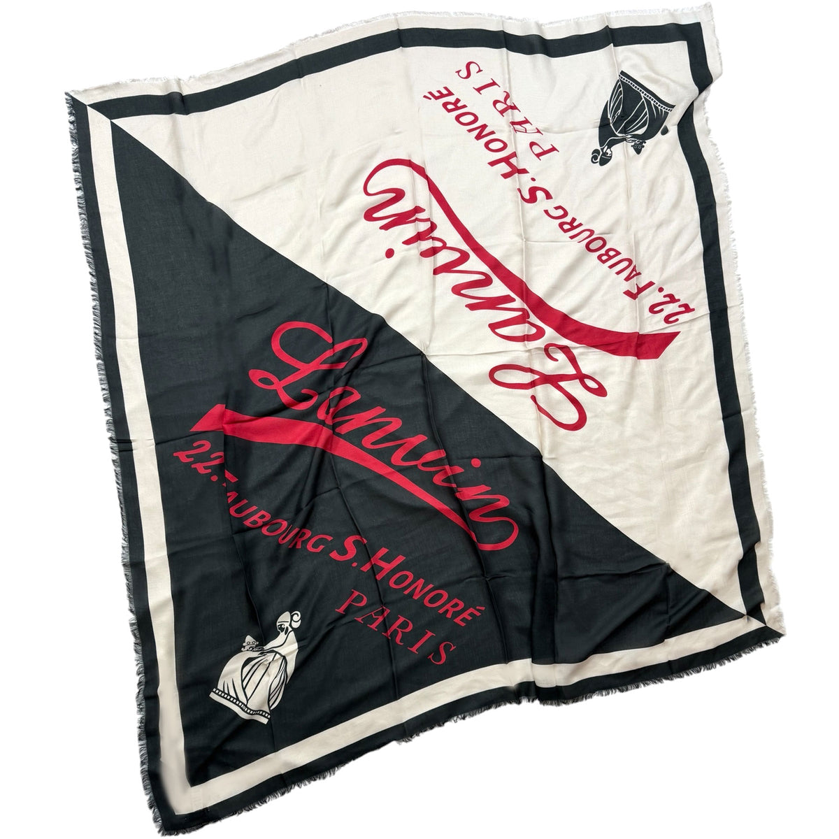 Lanvin Scarf Signature Design - Extra Large Square Shawl