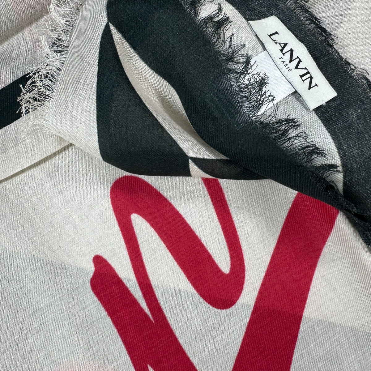 Lanvin Scarf Signature Design - Extra Large Square Shawl
