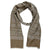 Lanvin Scarf Beige Gray Logo Design - Wool Silk Shawl