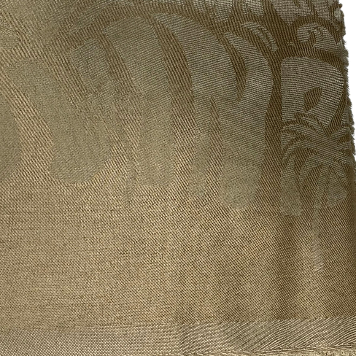 Lanvin Scarf Taupe Island Logo 