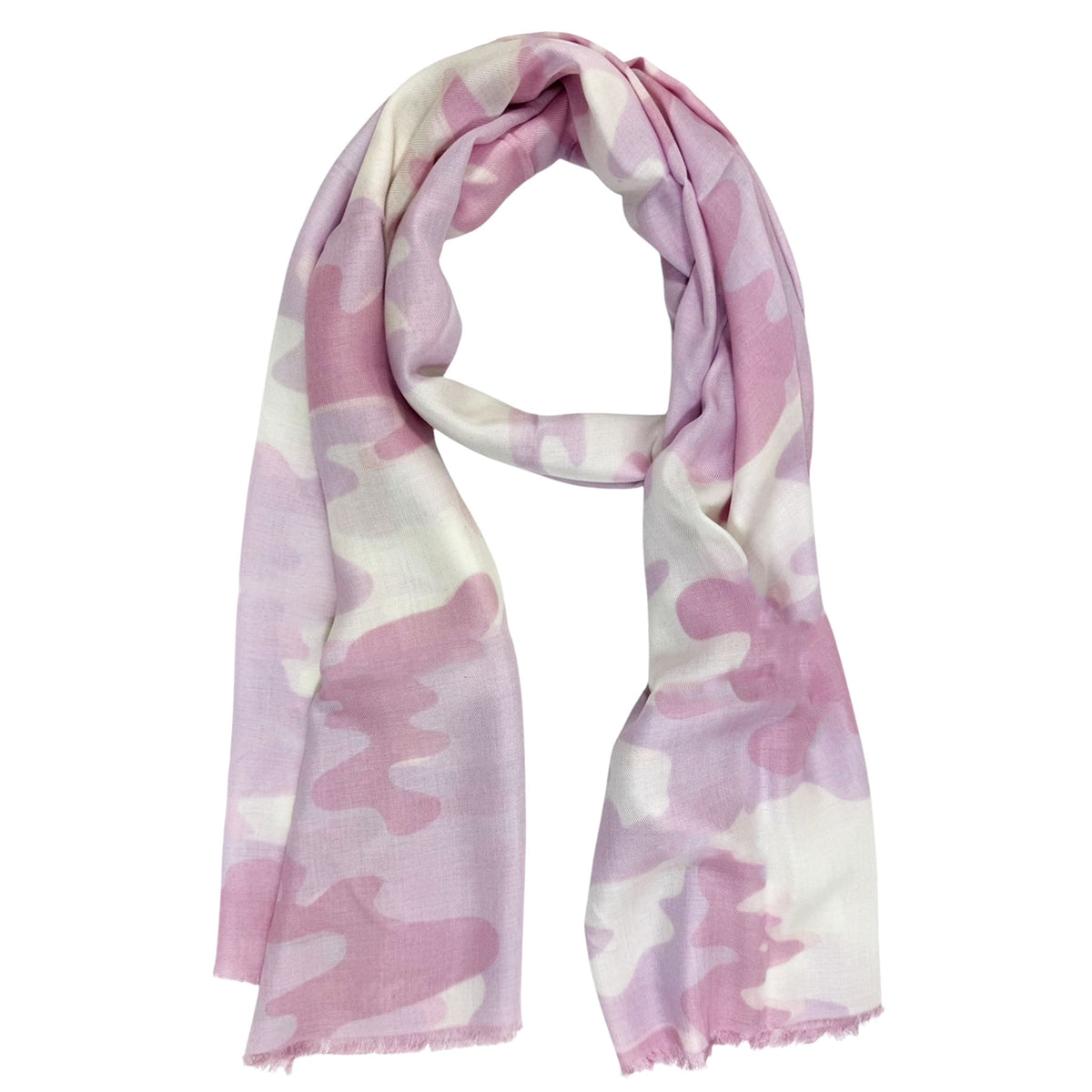Lanvin Paris Scarf Pink Camo Design