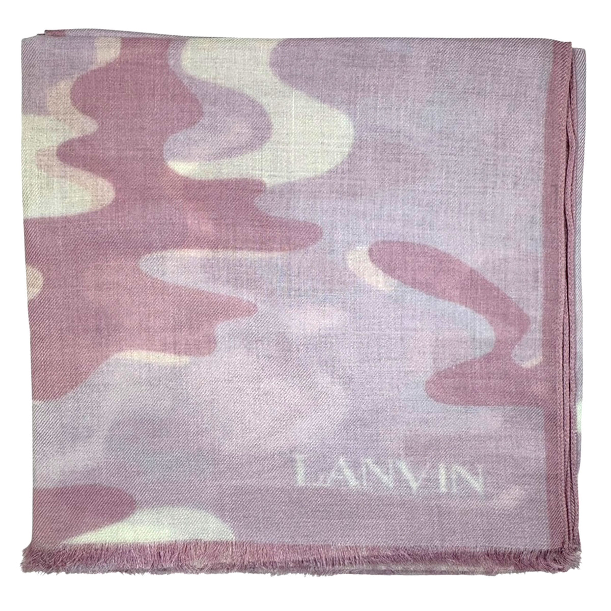 Lanvin Scarf Pink Camo Design
