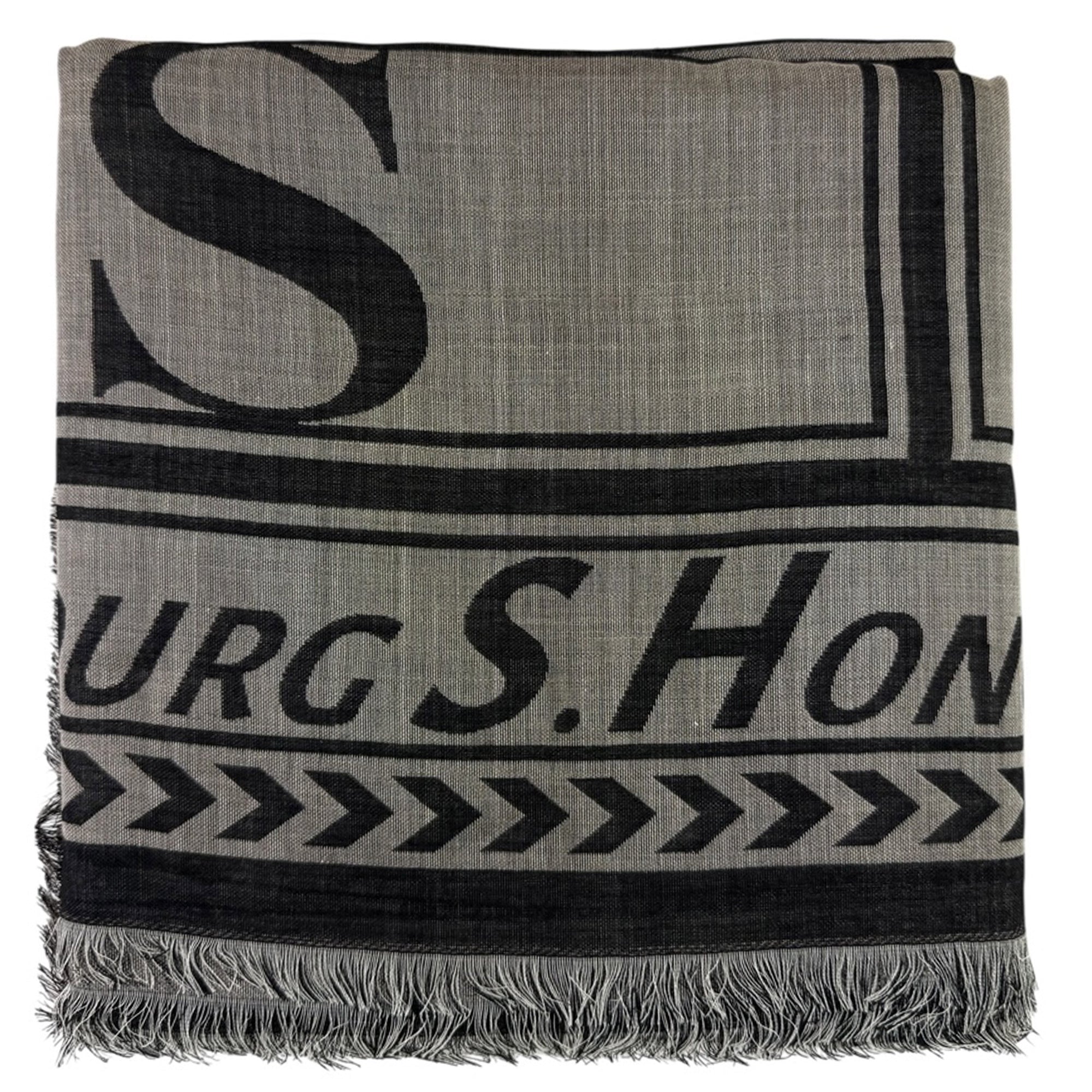 Lanvin Scarf Gray Signature Design