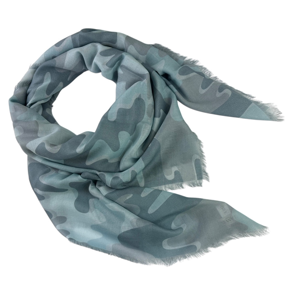 Lanvin Scarf Seafoam Gray