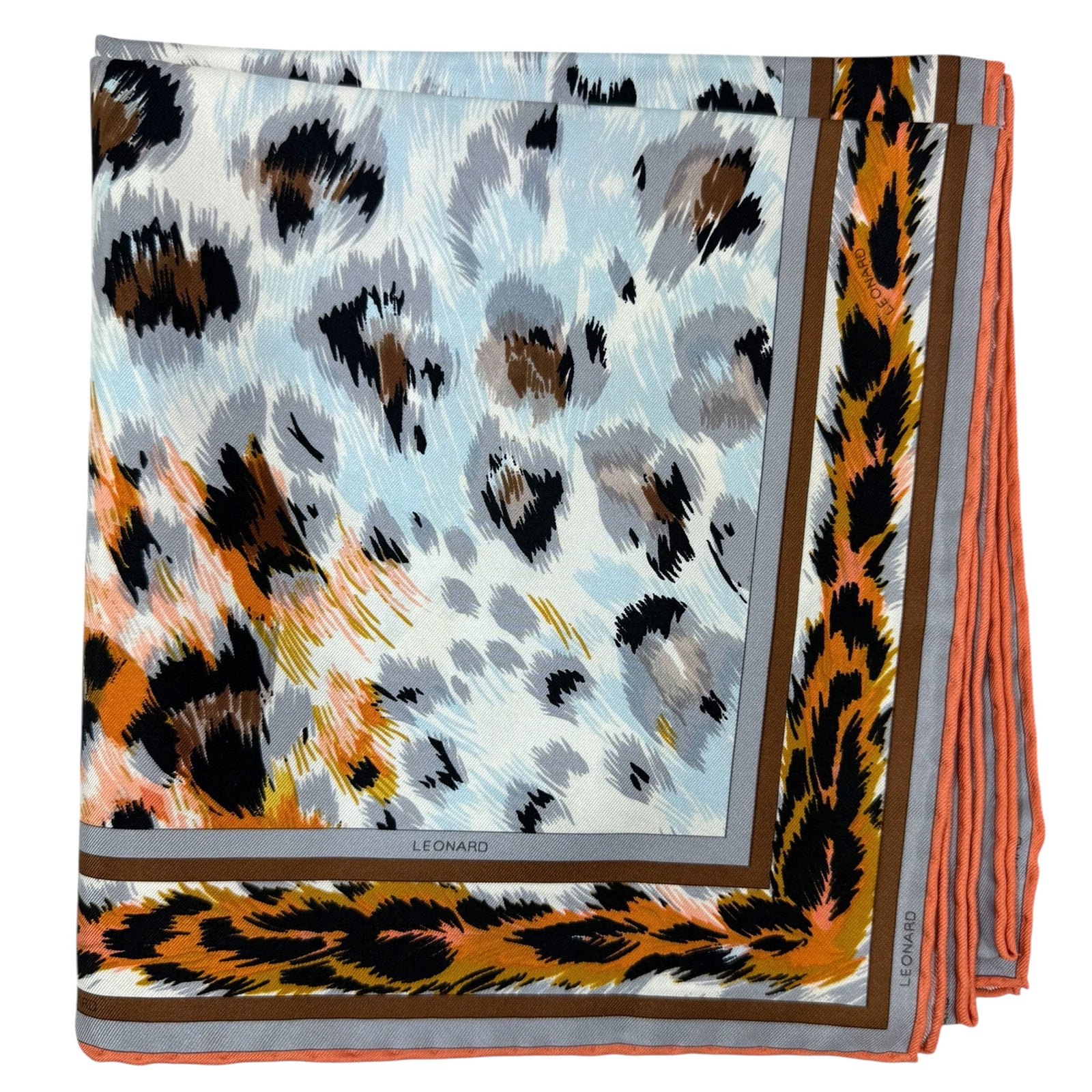 Leopard Design Scarf
