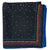 Leonard Paris Scarf Black Dotted Design - Twill Silk Large Square Foulard
