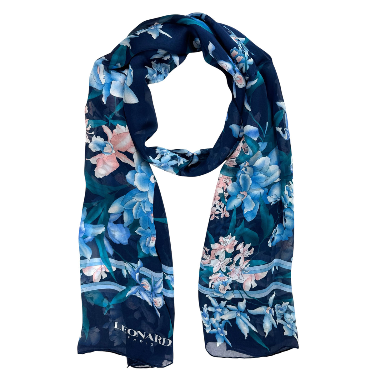 Leonard Scarves | Chiffon Silk Shawls