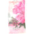Leonard Paris Scarf White Pink Taupe Floral - Chiffon Silk Shawl