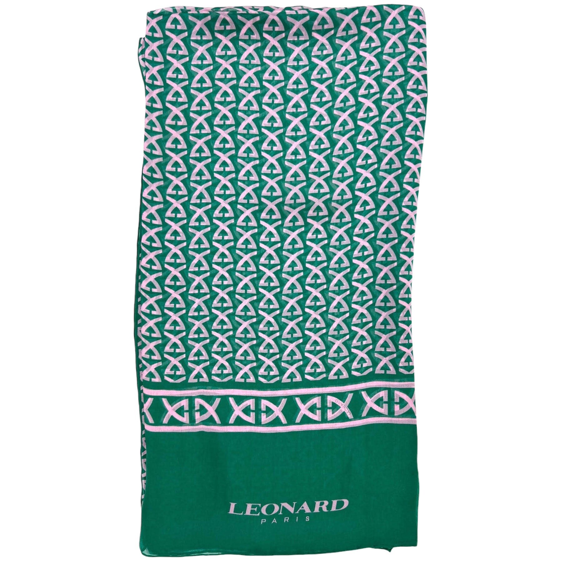 Foulard Léonard Paris En Soie - Motif Palmiers Multicolore | Occasion, Accessoire Femme De Luxe