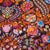 Liberty London Scarf Maroon Orange Floral Ornamental Design New
