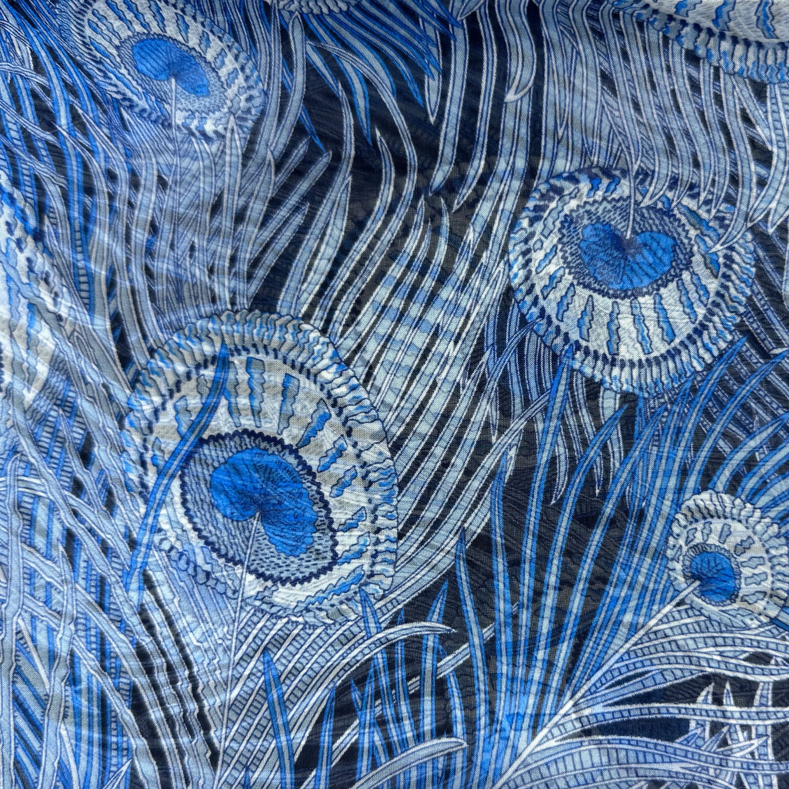 Liberty London Scarf Royal Blue 