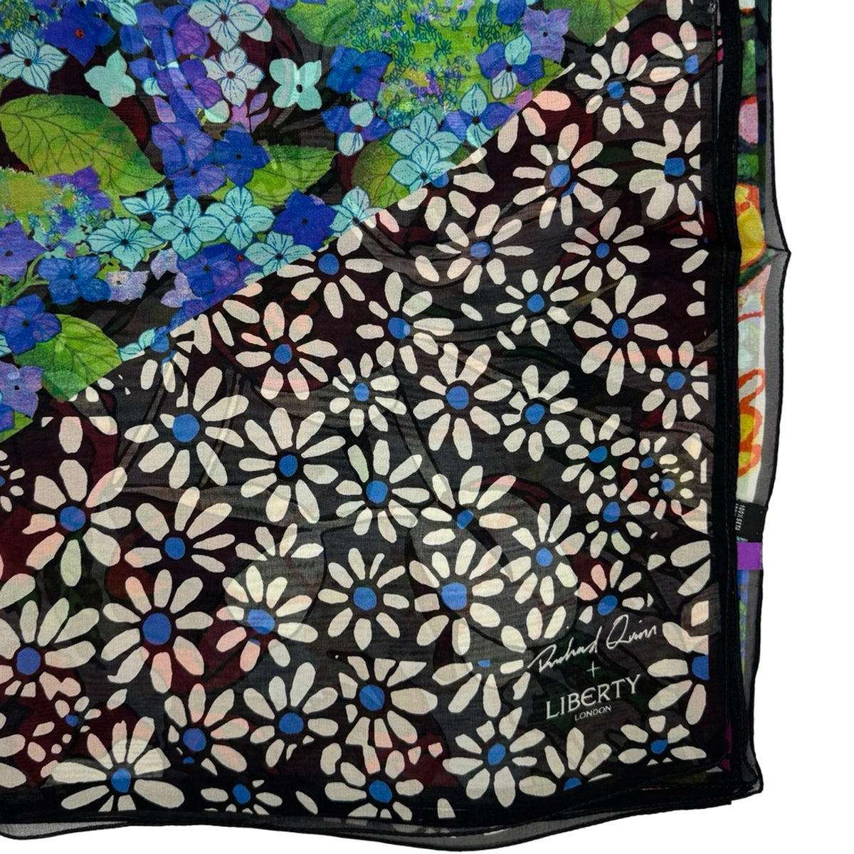 Liberty London Scarf Floral Patch Design  Richard Quinn 