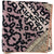 Longchamp Silk Scarf Pink Tan Design - Square Foulard