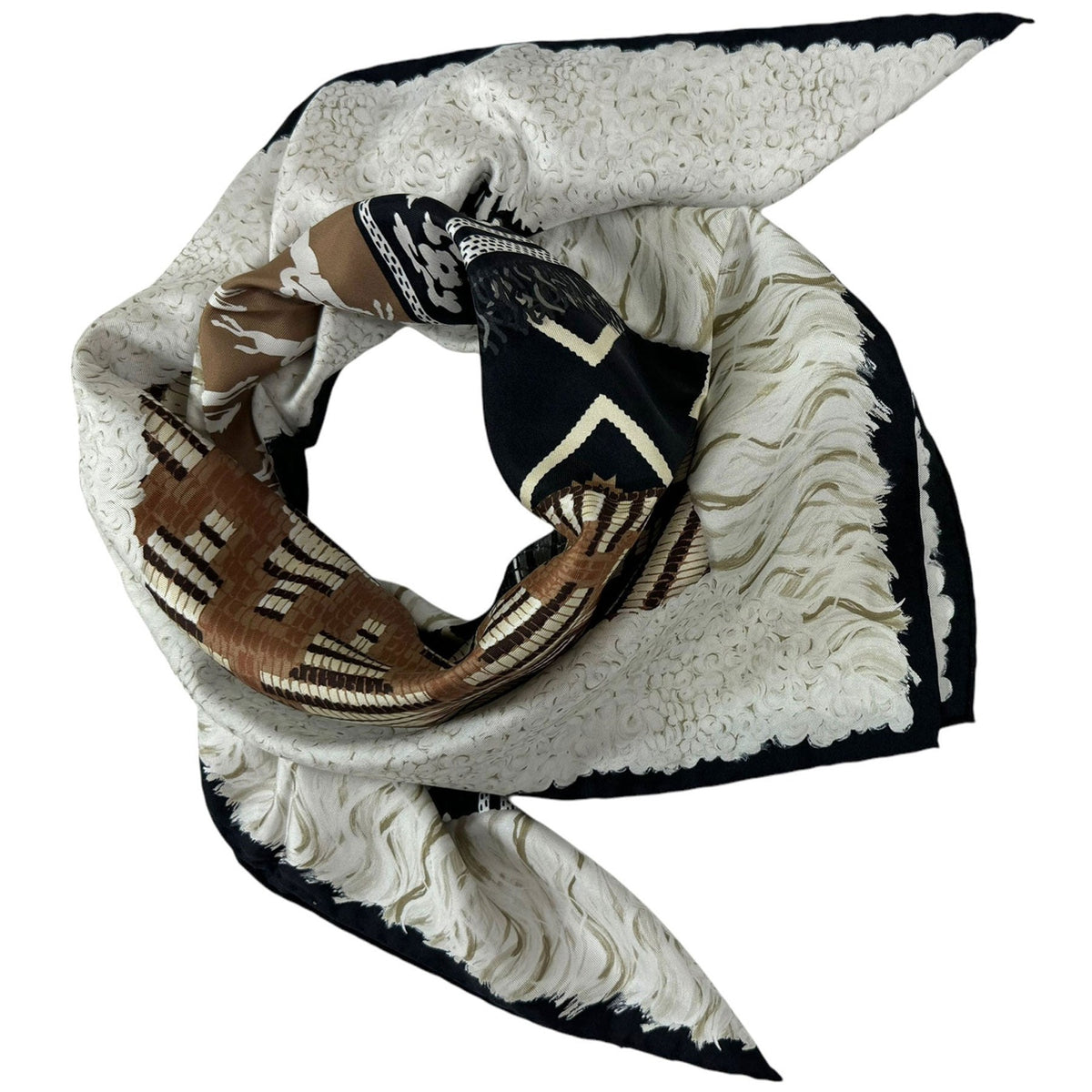 Longchamp designer Scarf Square Foulard
