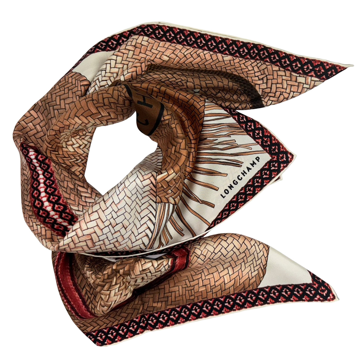 New Square Twill Silk Foulard