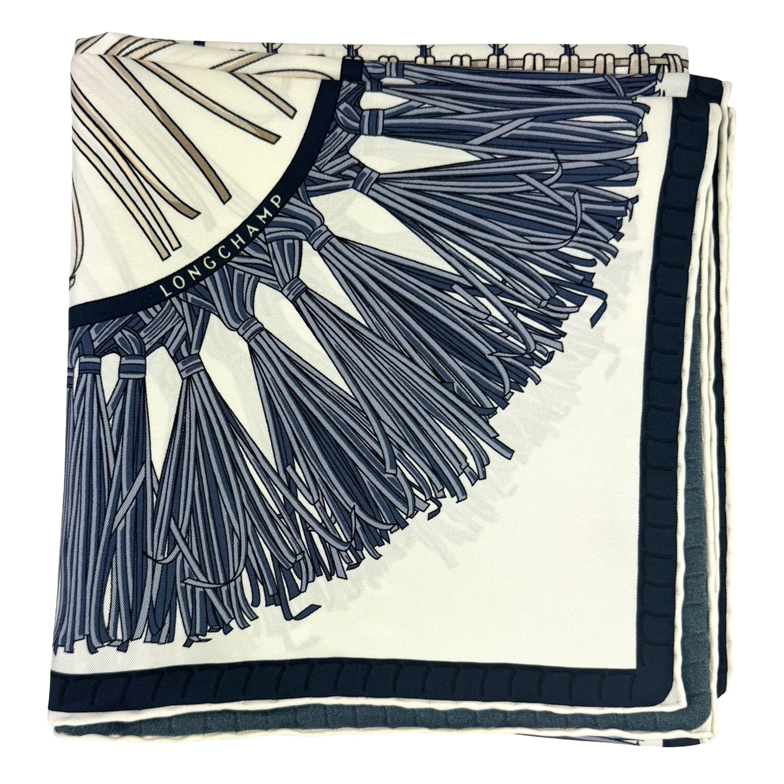 Metal Gray Tassel & Emblematic Horse 