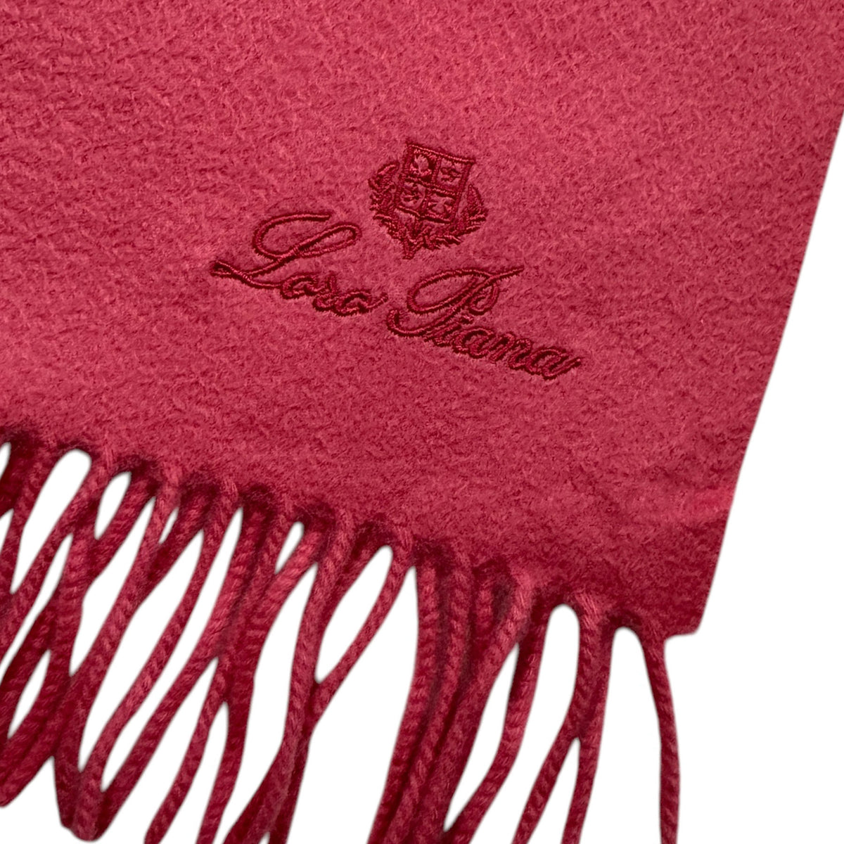 Loro Piana Cashmere Scarf Pink Grande Unita