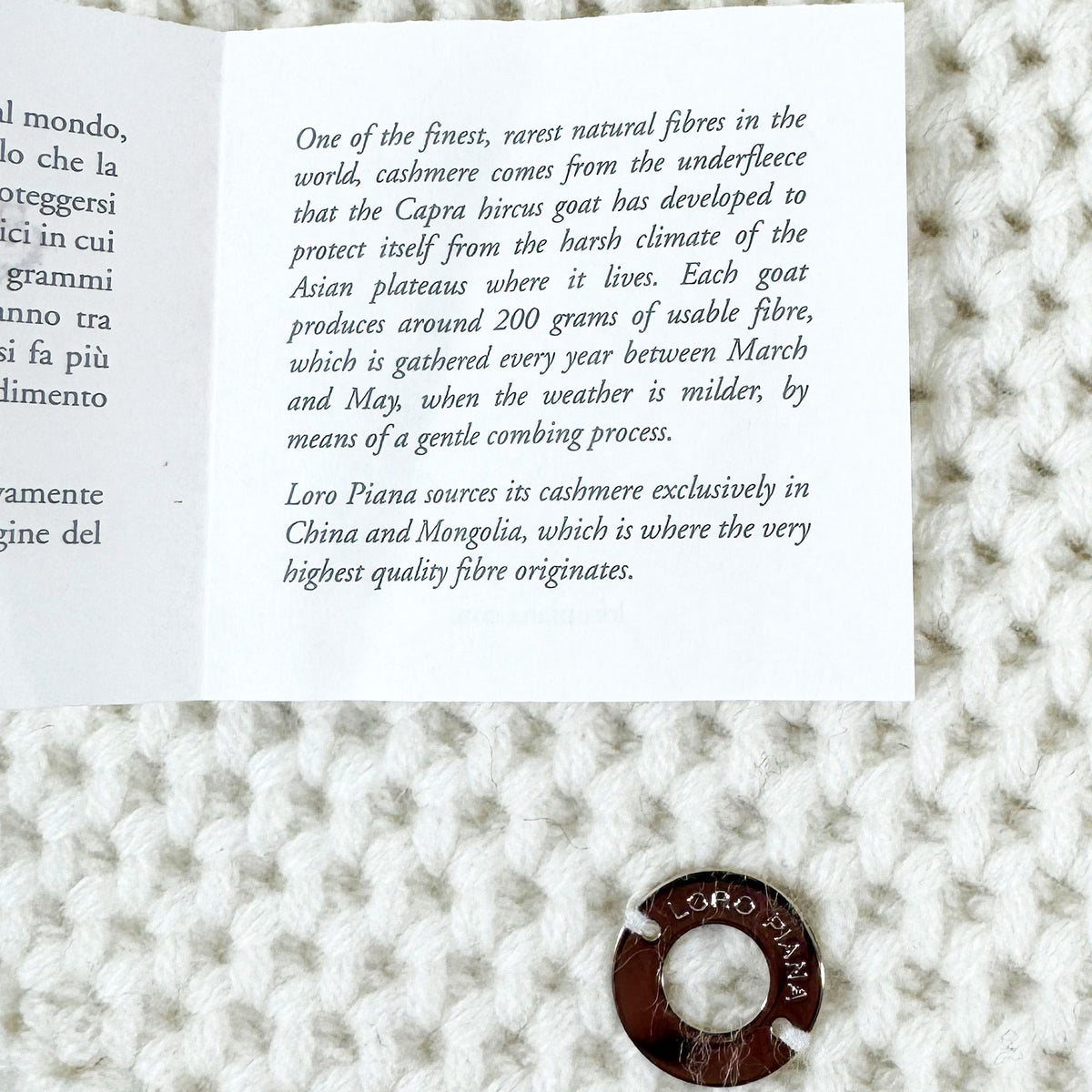 Loro Piana Cashmere Scarf White Knitted Shawl Quality
