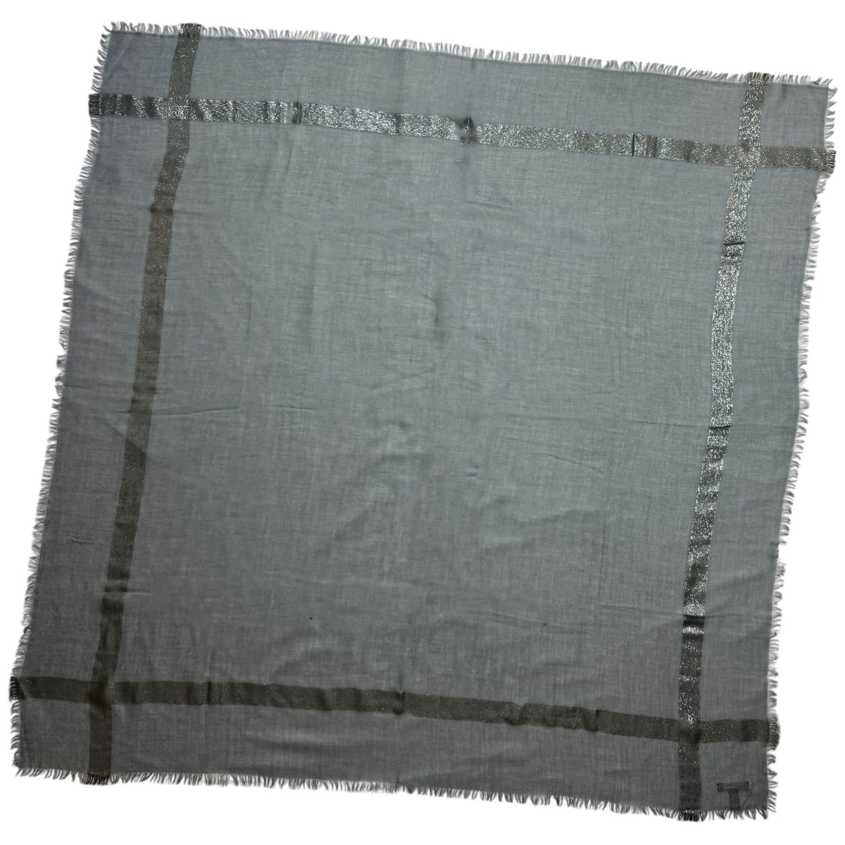 Loro Piana Scarf Gray Design 