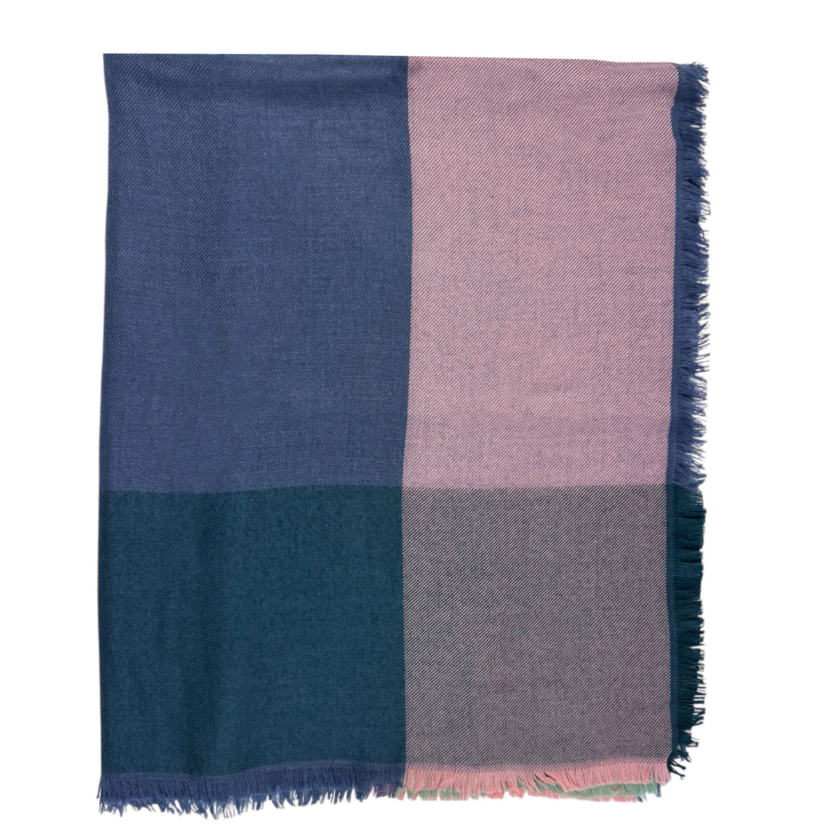 Loro Piana Scarf Quadrilatero del Silenzio Design - Cashmere Silk Square Shawl
