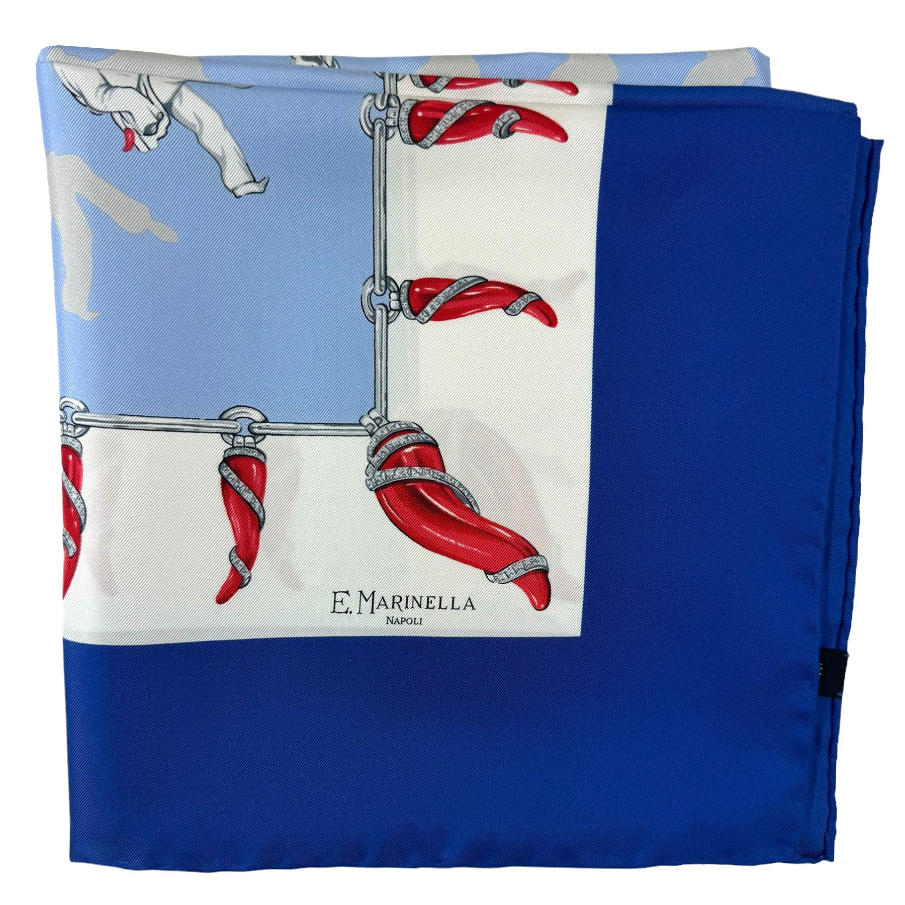 Marinella Scarf Royal Blue 