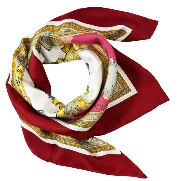 Foulard En Soie Marinella Napoli - Multicouleur - Occasion