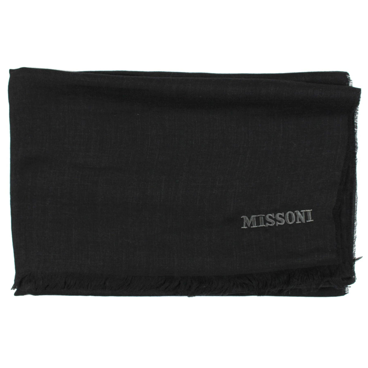 Missoni Scarf Black - Alpaca Silk Designer Shawl