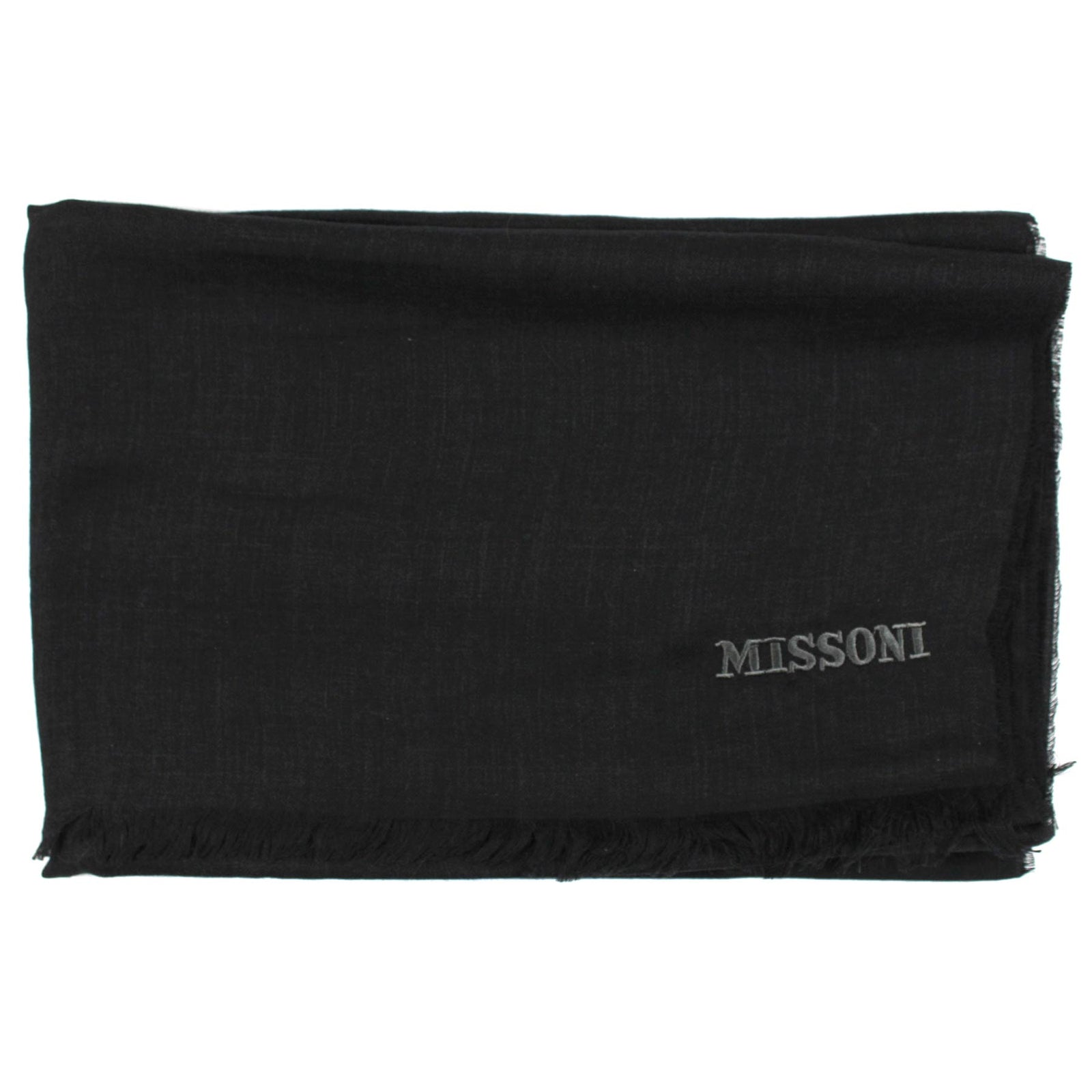 Missoni Scarf Black - Alpaca Silk Designer Shawl