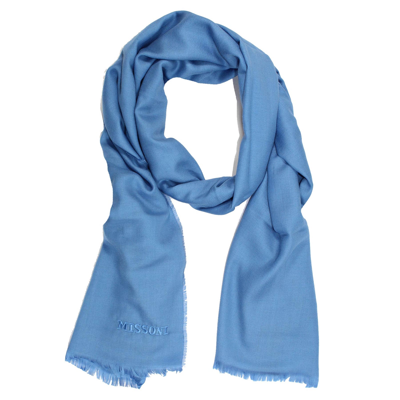 Missoni Scarf Blue Design - Designer Shawl