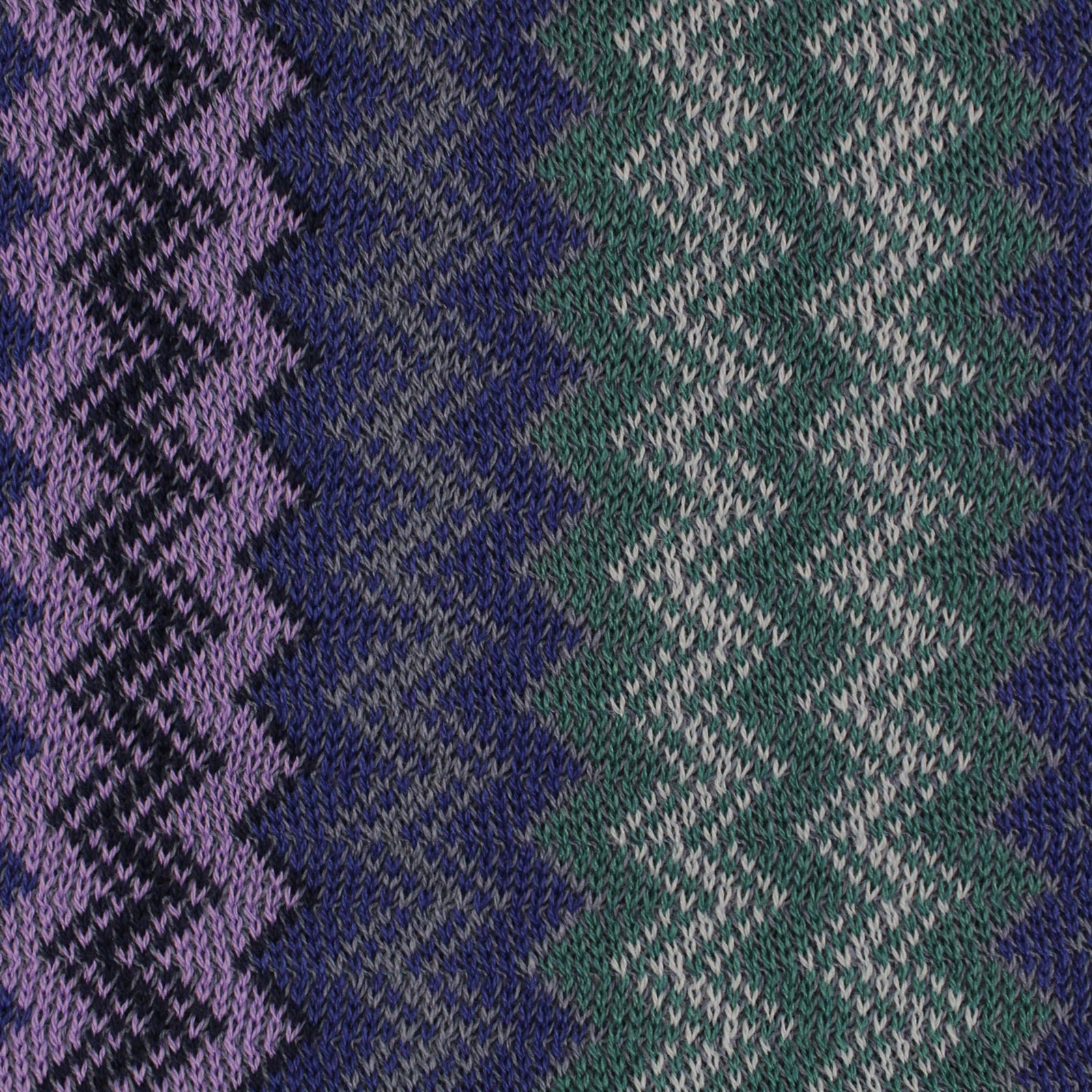 Missoni Scarf Lilac Purple Sage Green Herringbone Design - Designer Shawl