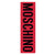 Moschino Scarf Red Black Logo - Wool Shawl