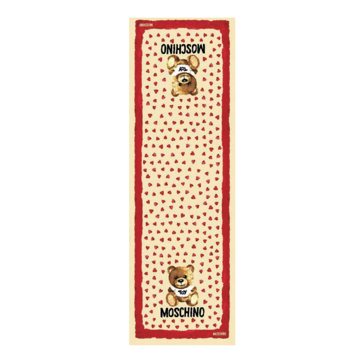 Moschino Scarf Toy Bear & Hearts