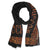 Moschino Scarf Black Logo Leopard Design - Large Wool Silk Shawl