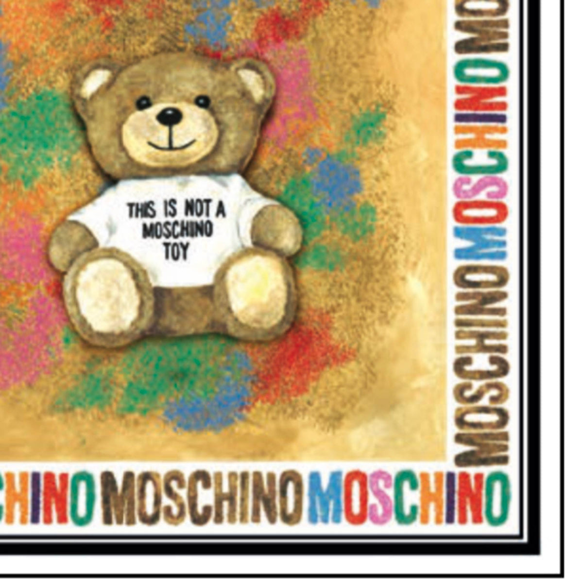 Moschino Scarf I Am Not A Moschino Toy