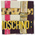 Moschino Scarf Black Brown Pink Logo Design - Large Square Silk Foulard - 2023/24 Collection