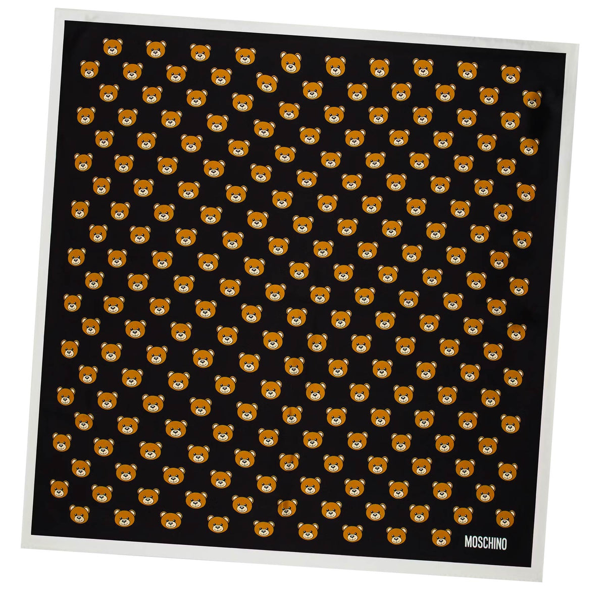 Moschino Scarf Toy Bear Black