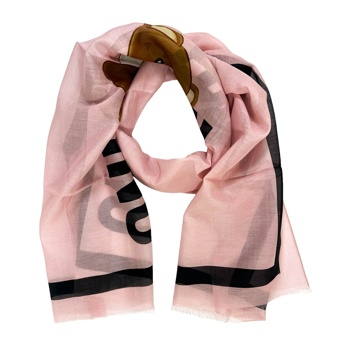 Moschino Scarf Pink Toy Bear - 