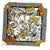 Moschino Scarf Black White Gold 