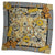 Moschino Scarf Taupe White Gold - Square Silk Foulard - 2024 Collection