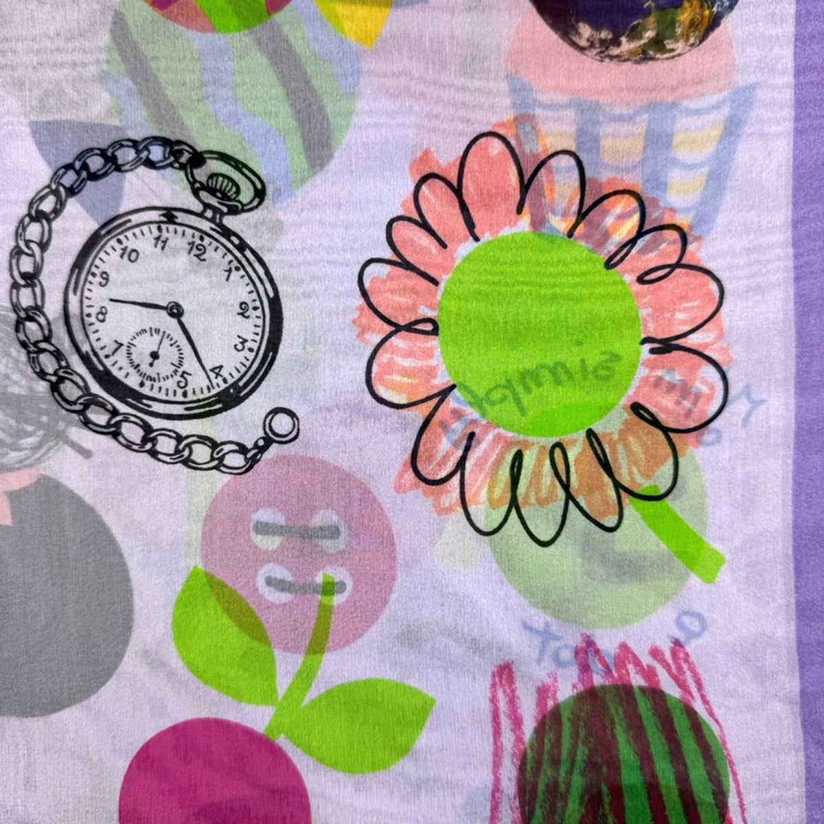 Lilac Design Moschino Scarf Cheap &amp; Chic