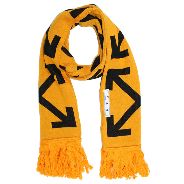 Off-White ARROWS SCARF スカーフ マフラー イタリア製 Off-White Black & White Leopard Arrows Scarf Off-White