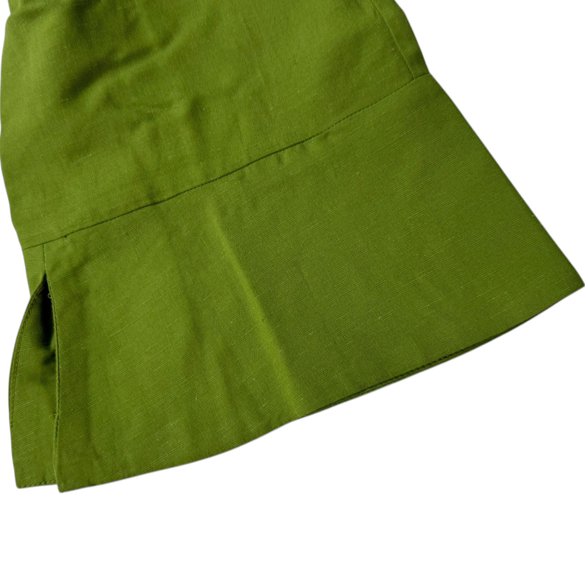 Olivia Kaftan Olive Linen Viscose - Women Beachwear Hand Made In Italy SALE