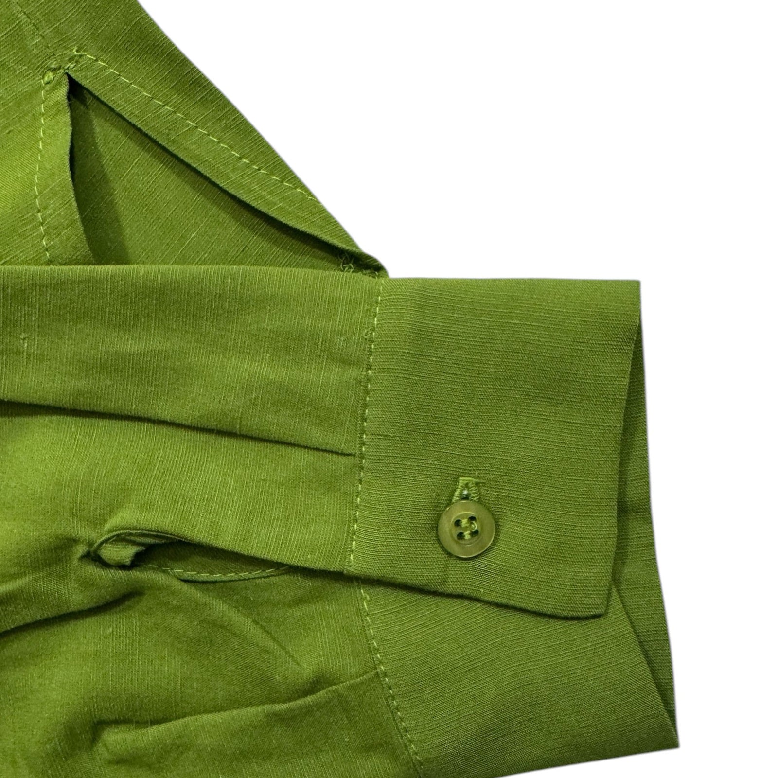 Olivia Short Kaftan Olive Green - Women Beachwear Hand Made In Italy