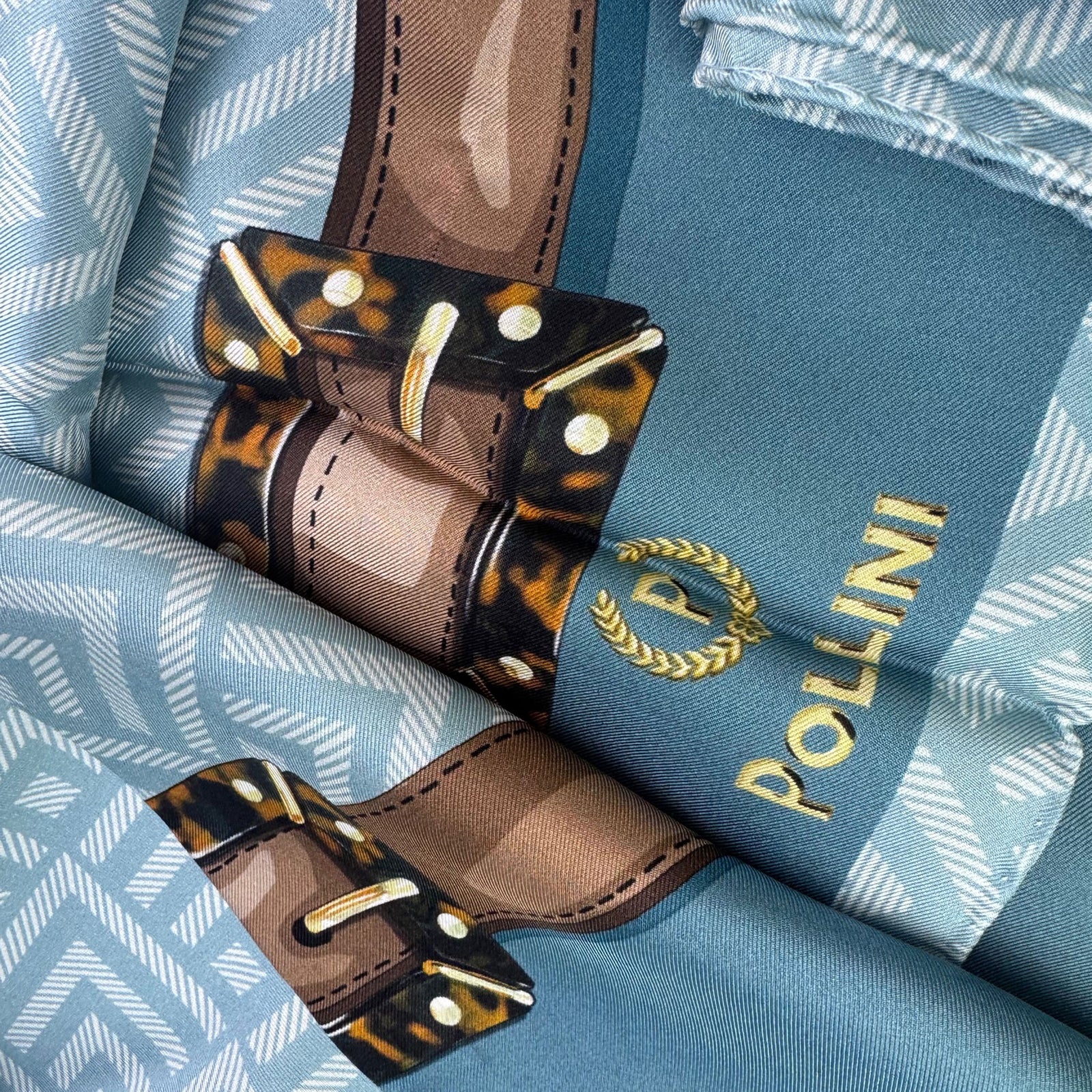 Pollini Silk Scarf - Made In Italy